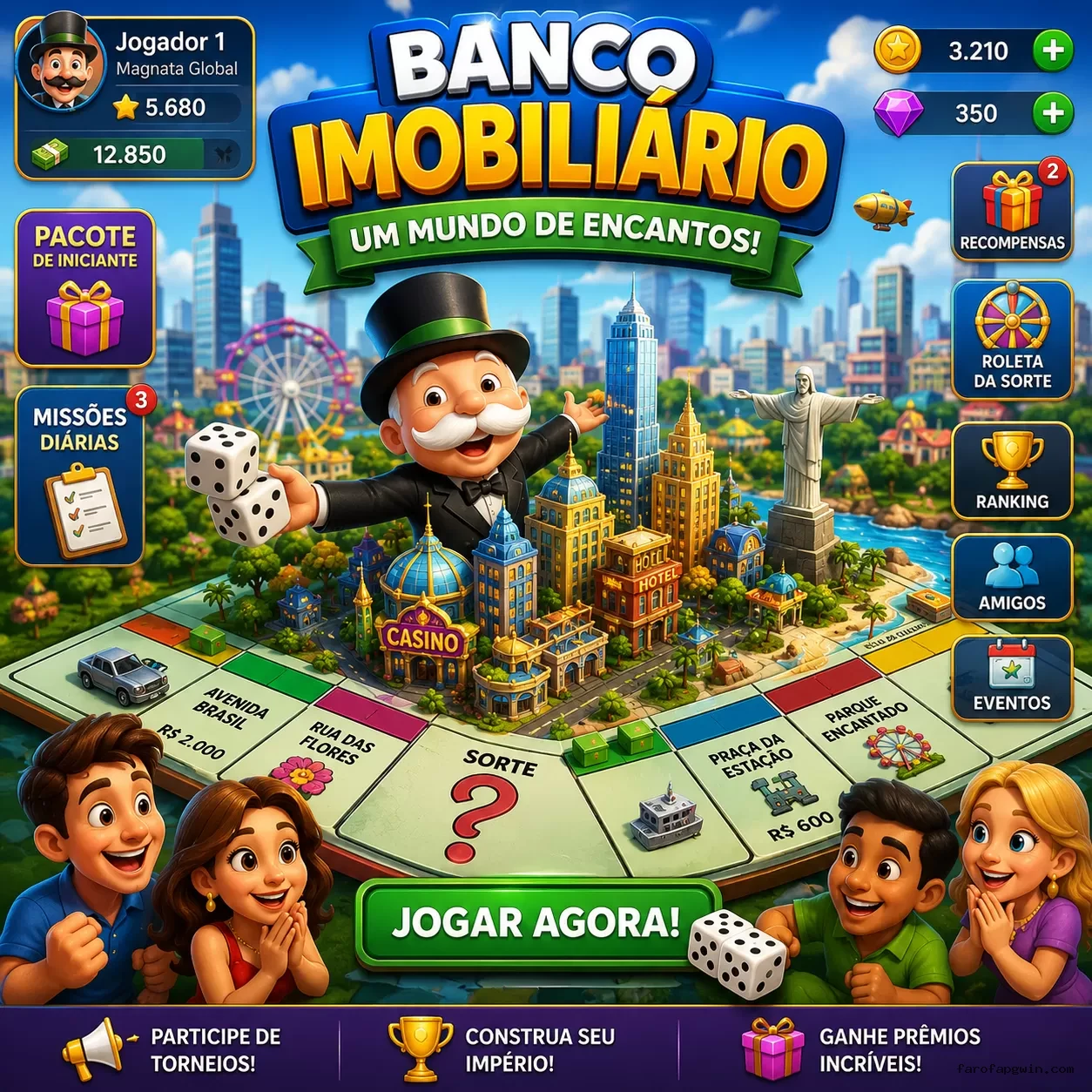 O Fascinante Mundo do Monopoly e o Enigma do Farofapg